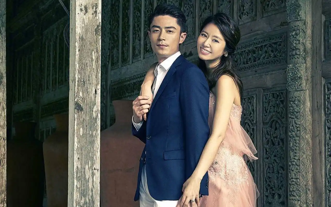 霍建华林心如婚纱照图片桌面壁纸