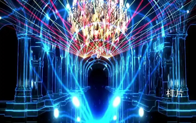 拉丁舞曲 桑巴舞曲 恰恰舞曲 配乐伴奏舞台舞蹈表演晚会led背景视频