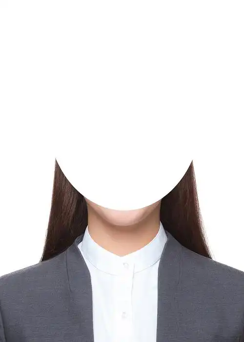 证件照素材五官眉毛素材五官素材8衣服女