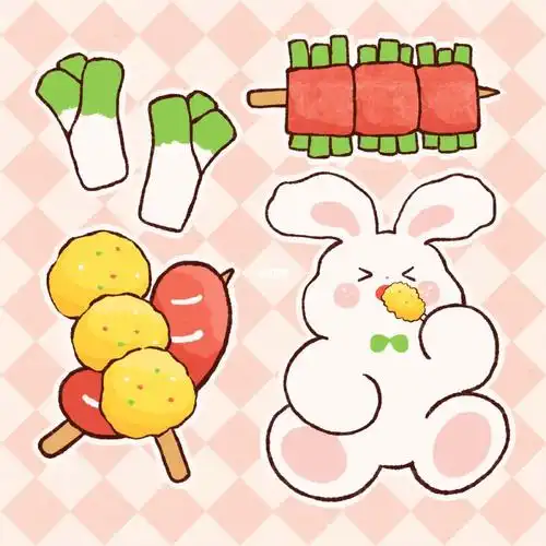 93可爱手帐贴纸93简笔画