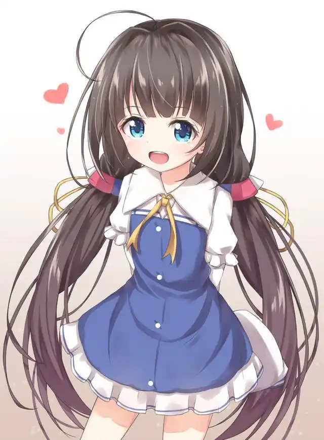 雏鹤爱这么可爱的小姑娘是哪一部动漫的人物呀,她的插画也真萌