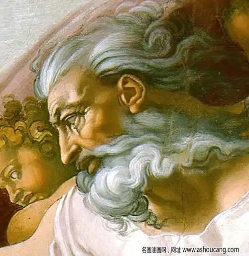 米开朗基罗名画创造亚当高清大图下载