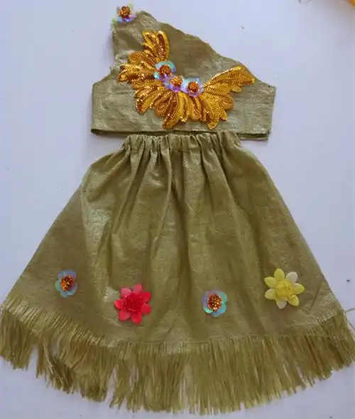 秀服男童女童走秀手工非编制秋冬款 儿童创意废旧环保时装 个性 甩卖