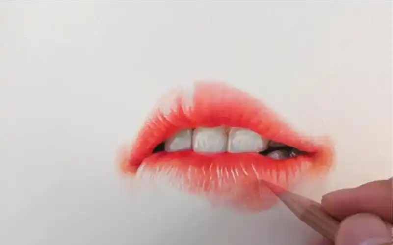 画一个樱桃小嘴