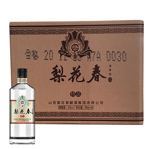 梨花春清爽梨花春酒山西朔州应县特产名酒梨花春40度粮食白酒 42度