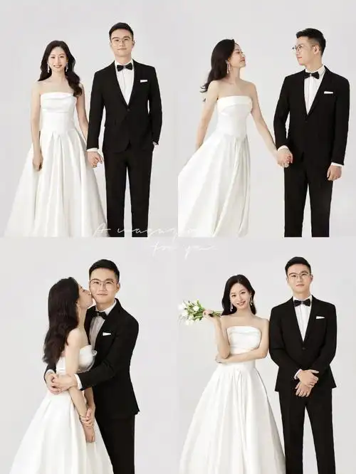 4套婚纱照一天拍完室内77室外