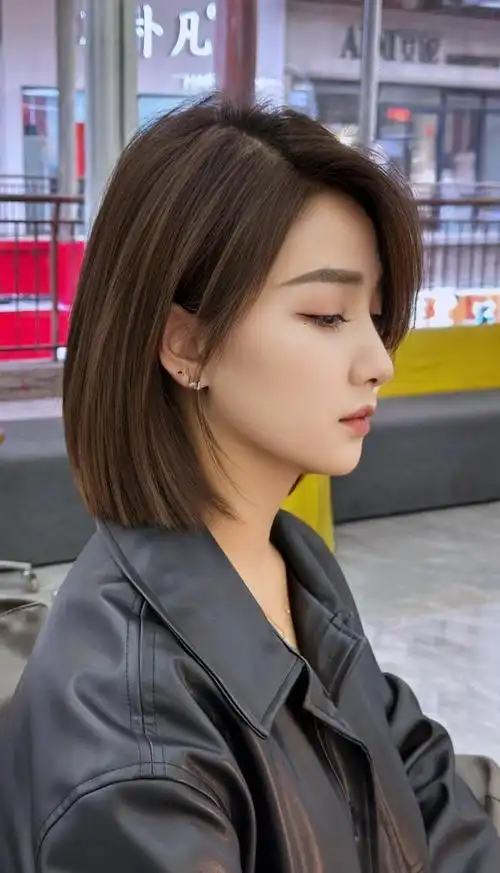 女士发型别乱剪,不如试试一刀齐波波头,简单时尚好打理|脸型|知性