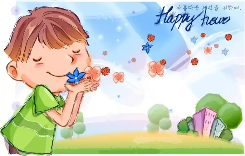 还可以带孩子们到花园里 体会闻花香沁人