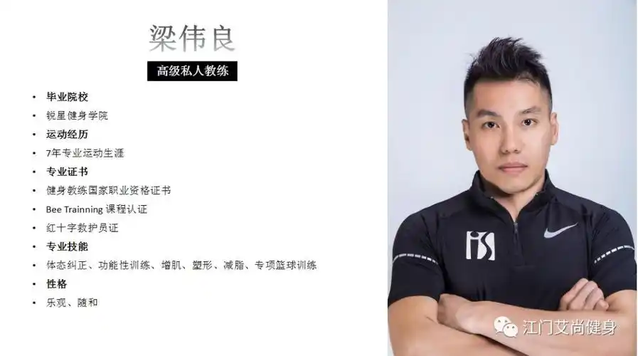 艾尚健身东湖店教练形象展示