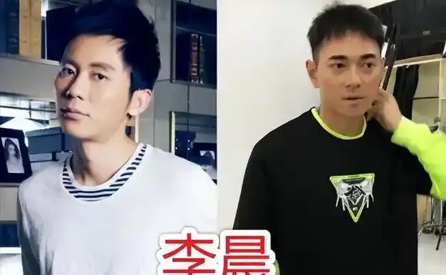 曝42岁李晨上海遛娃推简易婴儿车太低调女儿五官清秀超像爸