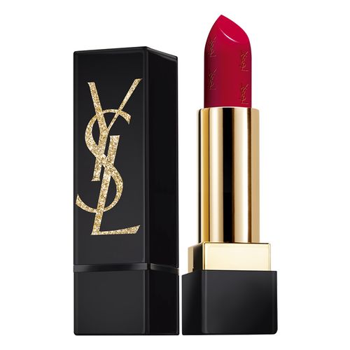 圣罗兰(ysl)奢华缎面纯口红方管 橘色#13 圣诞限量版3.