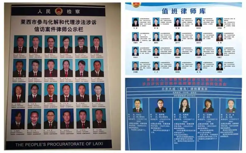 设计了涵盖律师基本情况,擅长领域,联系方式的个人库册,采用照片上墙