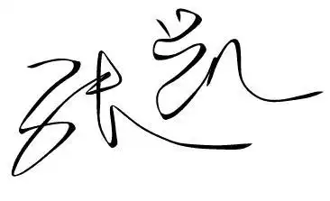 怎样设计我的签名:张凯