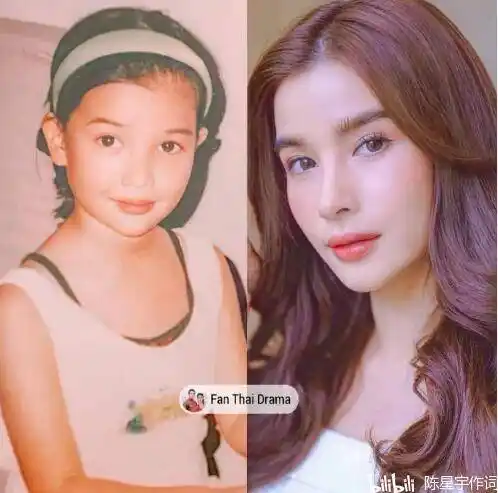 原创儿童节泰国女明星猜猜看泰剧女演员小时候个个都美翻了快看看爱豆