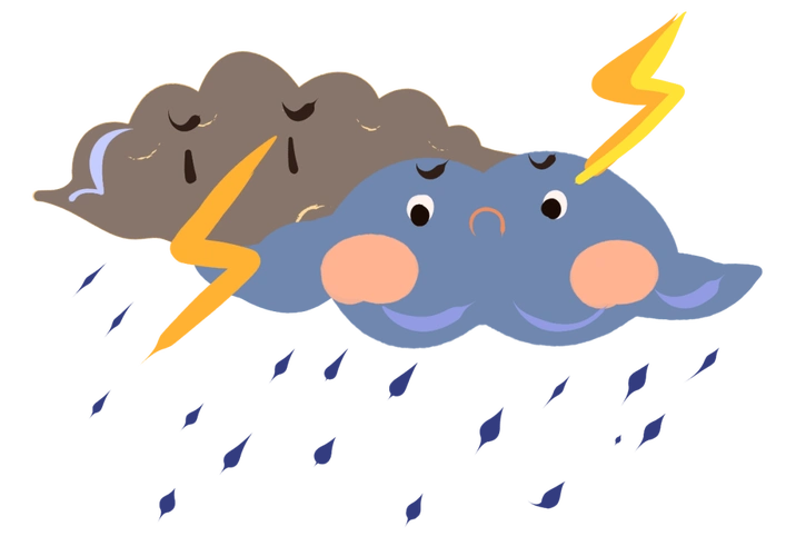 雷雨天气突袭同学们该如何防御