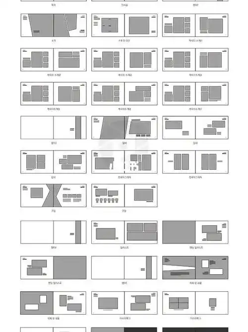 版式设计网格系统