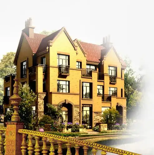 地产海报元素欧式别墅免抠素材免费下载_觅元素51yuansu.com