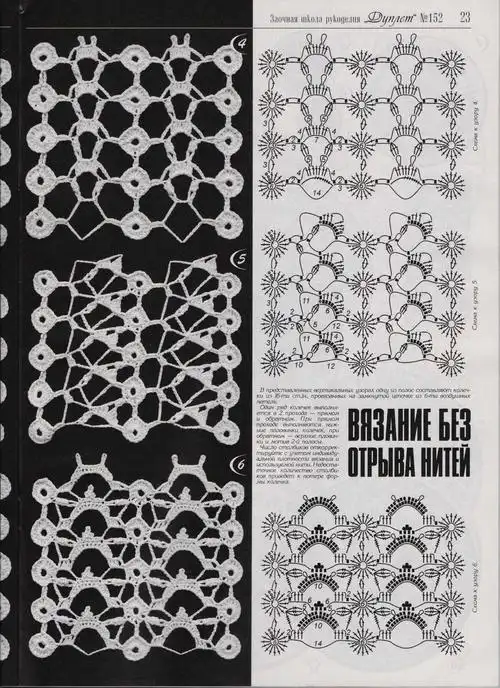 一些钩针单元花片 图解