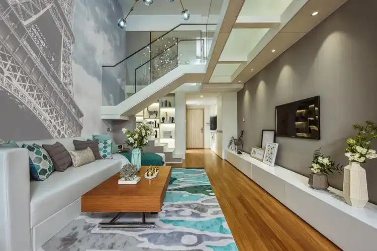 捷诚装饰 80平方复式公寓