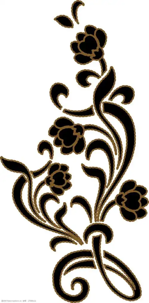 复古花纹图案设计