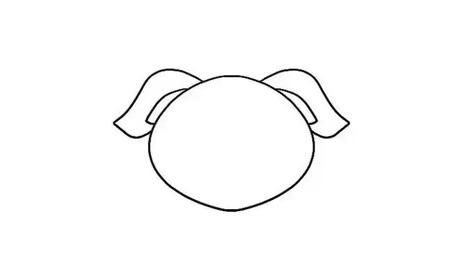 动物头像之猪简笔画 动物头像之猪简笔画画法-养娃家