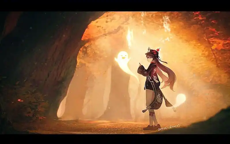 原神胡桃有哪些好看的无水印高清壁纸? - 知乎