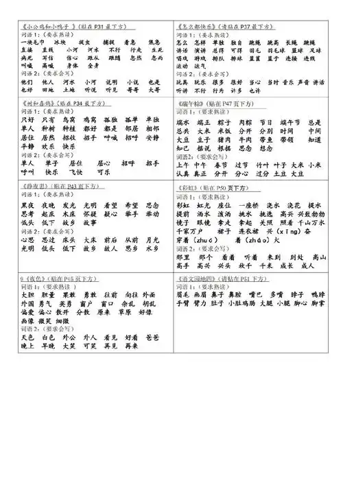 二年级开始更多就是鼓励孩子自己组词了.