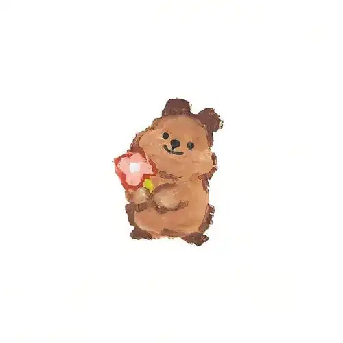 白底简约可爱油画小头像12  0708 40 `08 3879