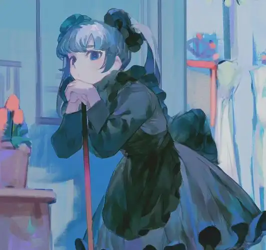 色彩绚丽又梦幻的美少女人物插画充满治愈感的画面太舒服了