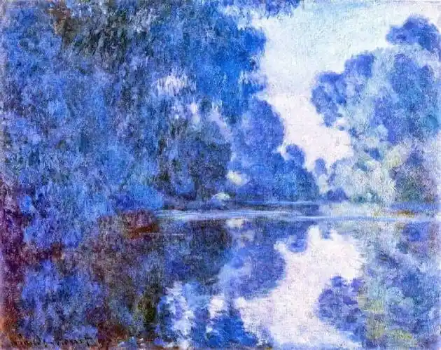 莫奈的蓝色#遇见艺术##油画