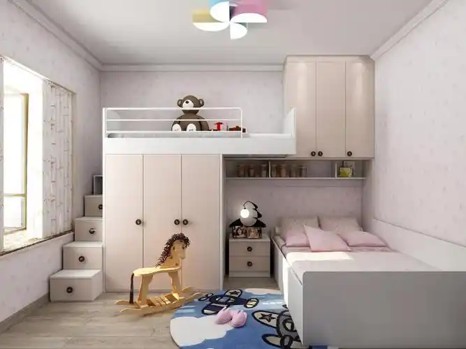 合肥红点装饰小户型儿童房这样设计有了二胎也不怕
