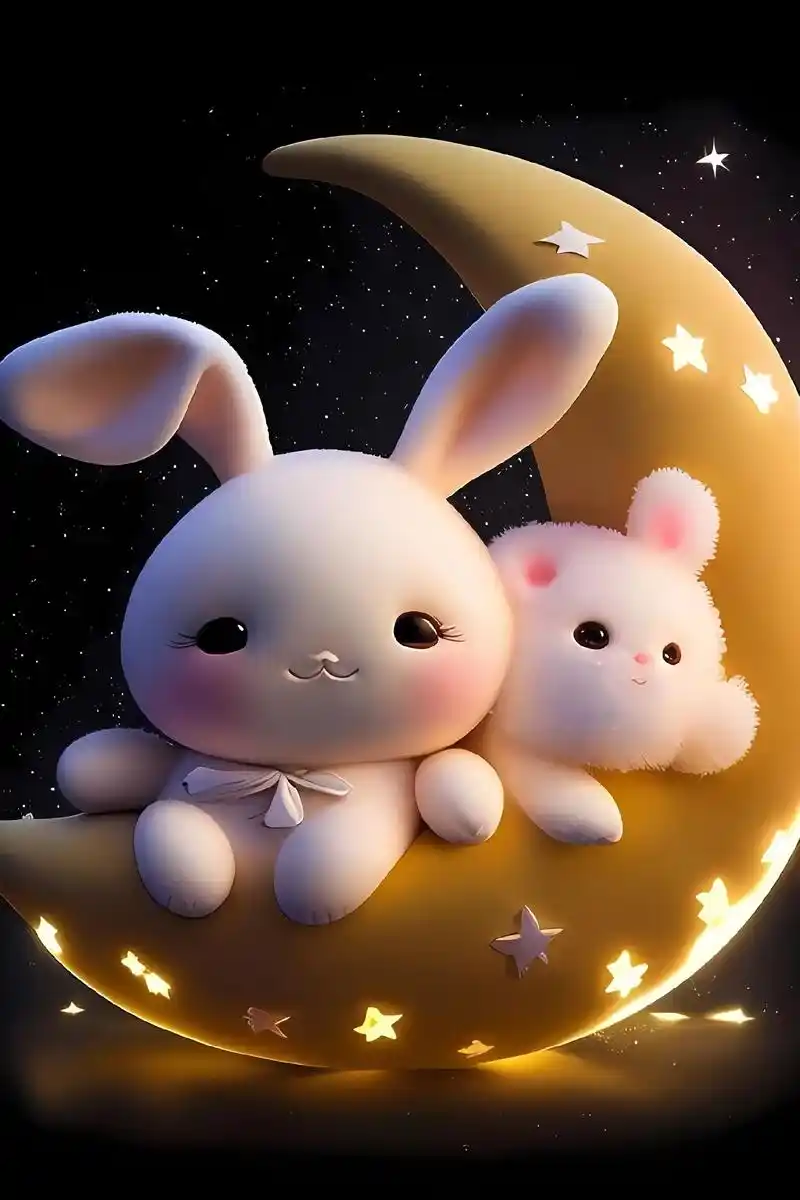 小兔子乖乖,小兔子乖乖,两只耳朵竖了起来,真可爱超可爱#图文 - 抖音