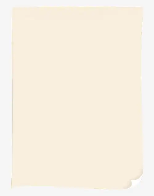 卡通翻页纸张黄色纸白色纸空白背景