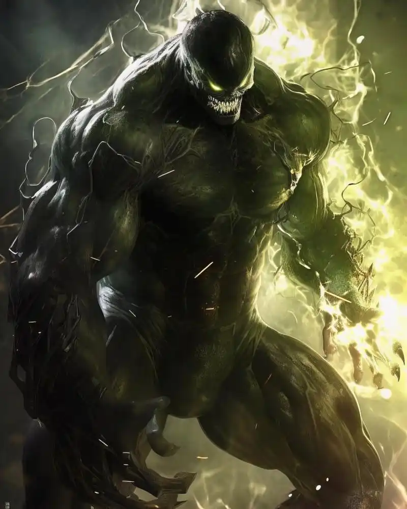 ai绿巨人被毒液附身