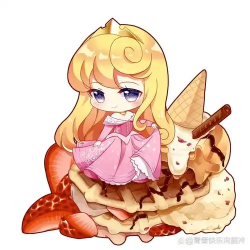 原创q版迪士尼公主可爱女生头像第二弹分享