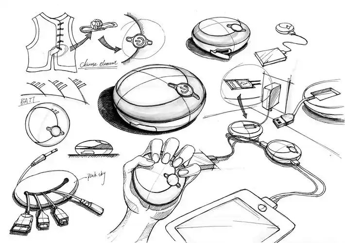 之前画过的产品草图-蓦然回首|工业/产品|电子产品|艺术爱上设计