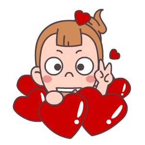 女孩剪刀手爱心可爱gif动图_动态图_表情包下载_soogif