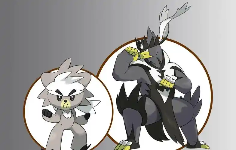 熊徒弟的属性是格斗系,主要栖息在远离伽勒尔地区的深山中,它非常热衷