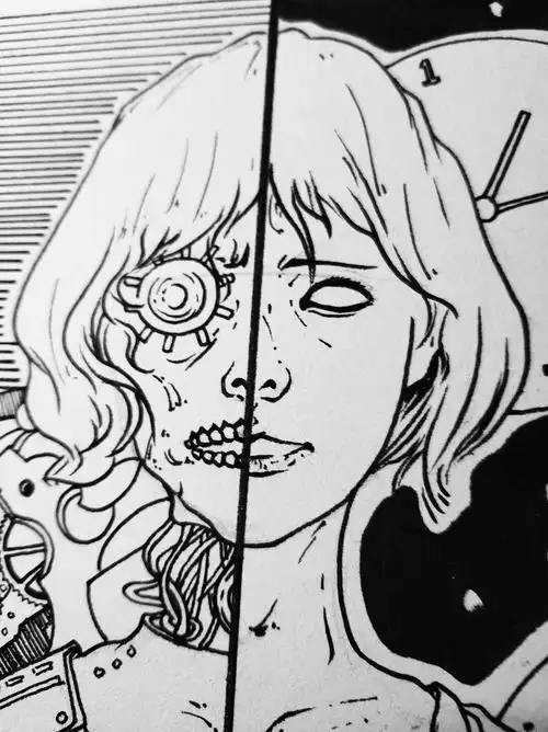 黑白装饰画构成基础对比构成