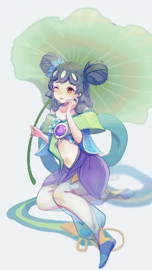 画个现在的小乔青蛇留恋一下