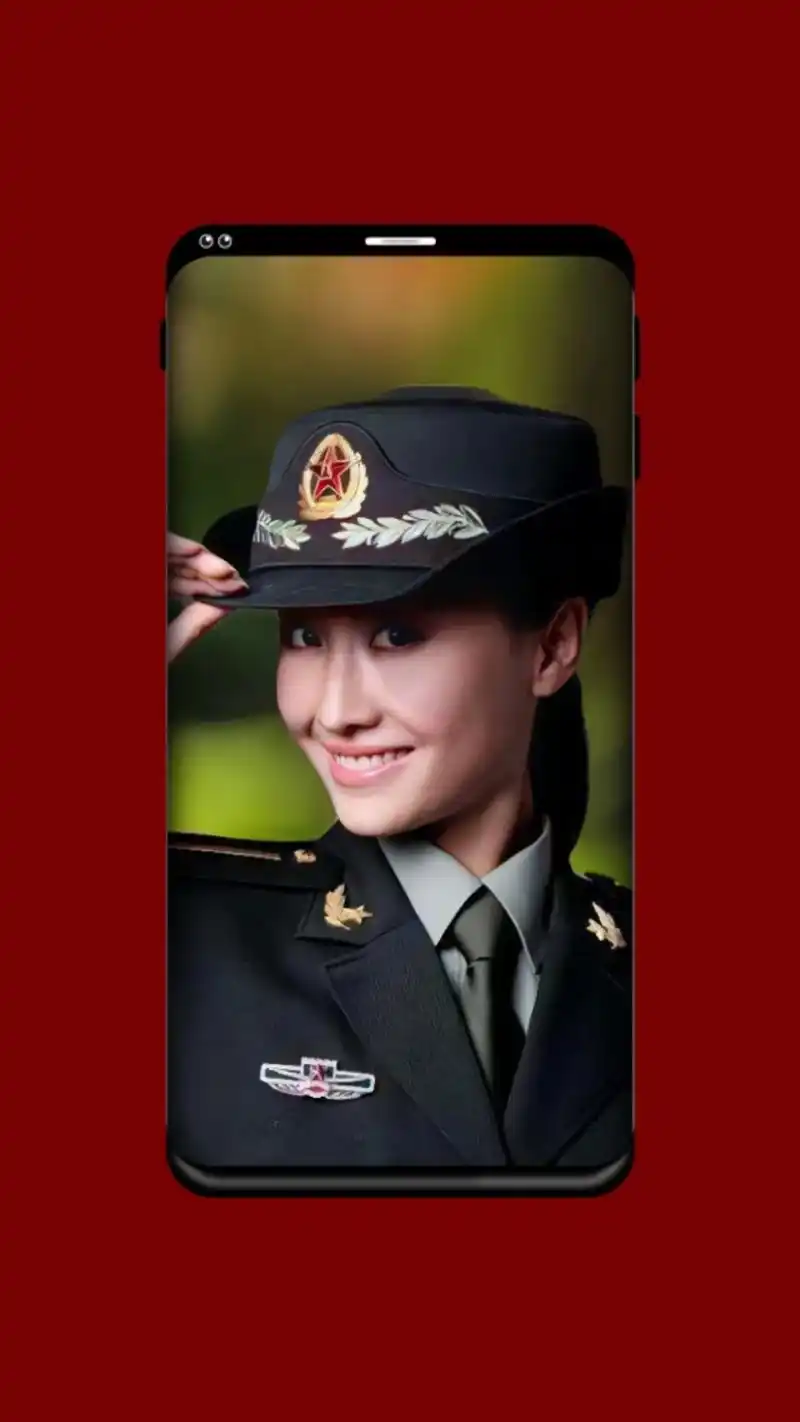手机壁纸.中国女兵,英姿飒爽,威武霸气,豪气满满,巾帼不让须 - 抖音