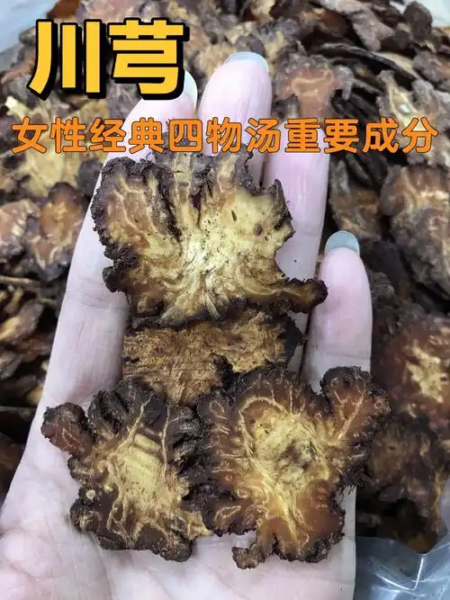 [种草r]川芎味辛,性温.具有活血行气,祛风止痛的功效.