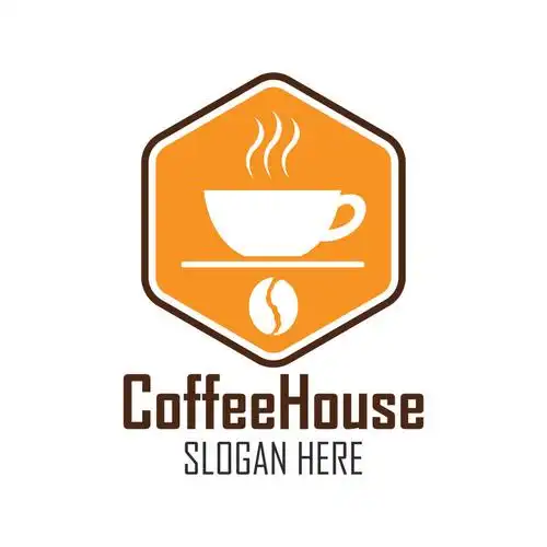 创意咖啡屋标志矢量设计