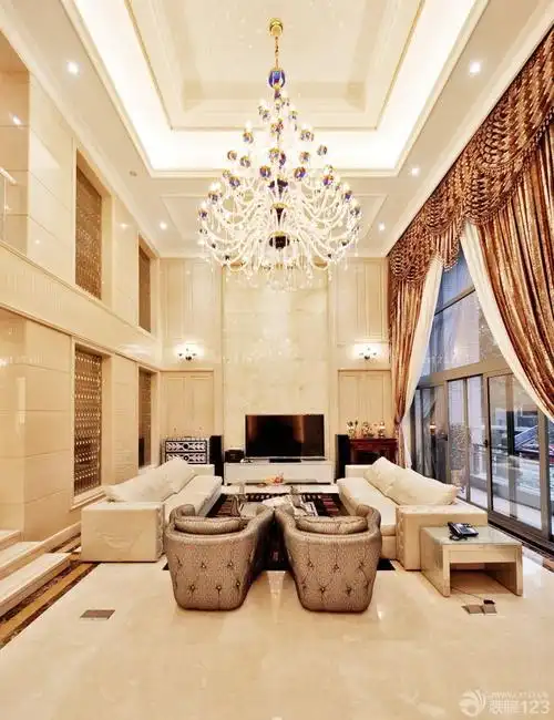2020顶级别墅石膏板吊顶装修效果图片