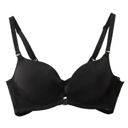 文胸欧美帕娜蒂性感内衣聚拢胸罩胸罩蕾丝前扣无钢圈