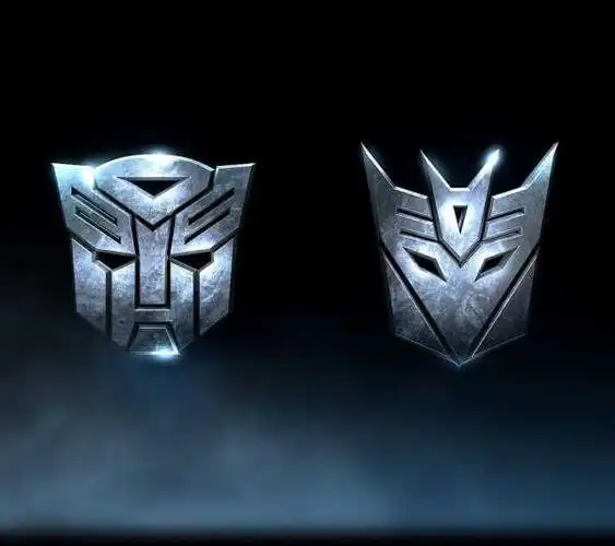 霸天虎标志变形金刚博派和狂派的标志