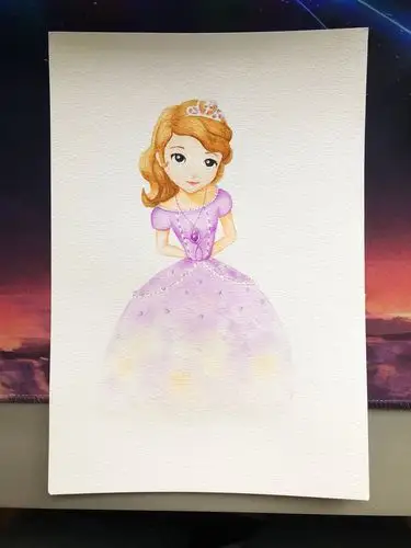 水彩苏菲亚公主