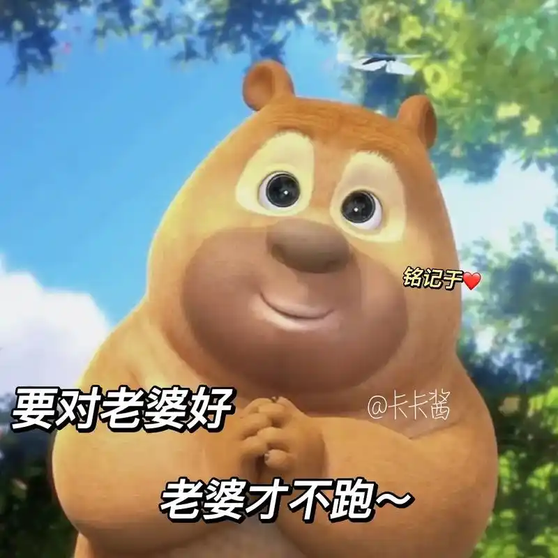 听老婆的话～一定会幸福哒.#熊二表情包 #艾特你想要艾特的人 - 抖音