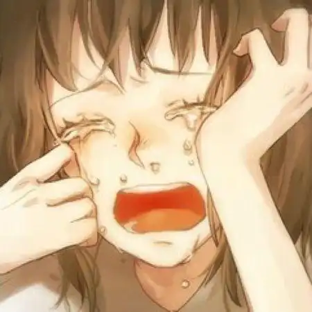 求哭的十分惨,哭的非常伤心的动漫头像