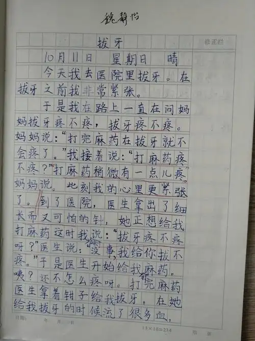 记录美好生活——三2班优秀日记展(五)